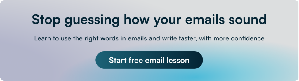 Email writing course - learn email phrases
