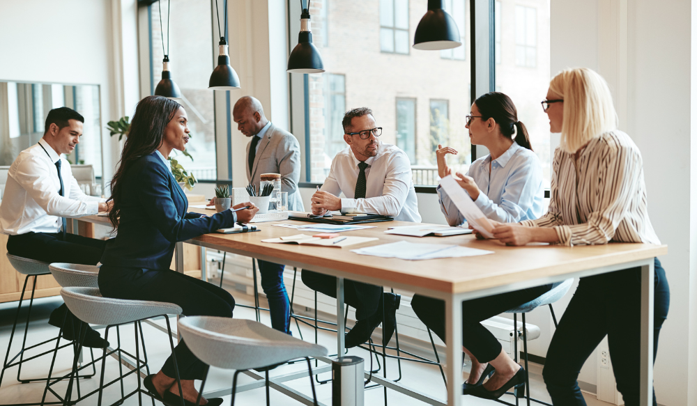 business English meeting speak up