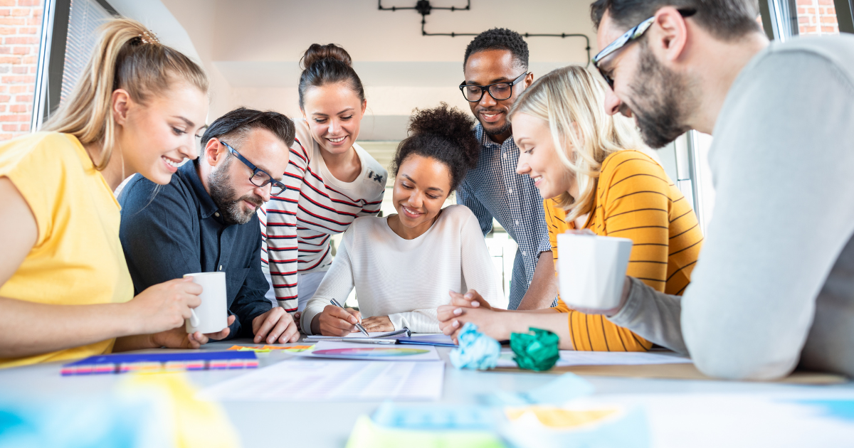 Team deciding project timelines