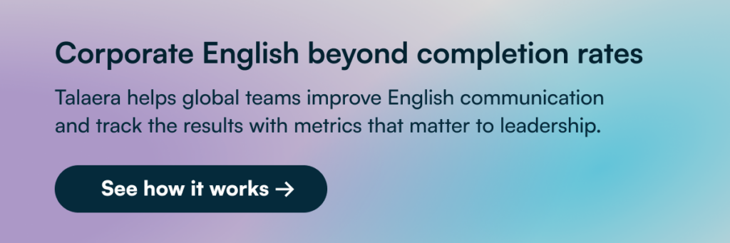 corporate english training