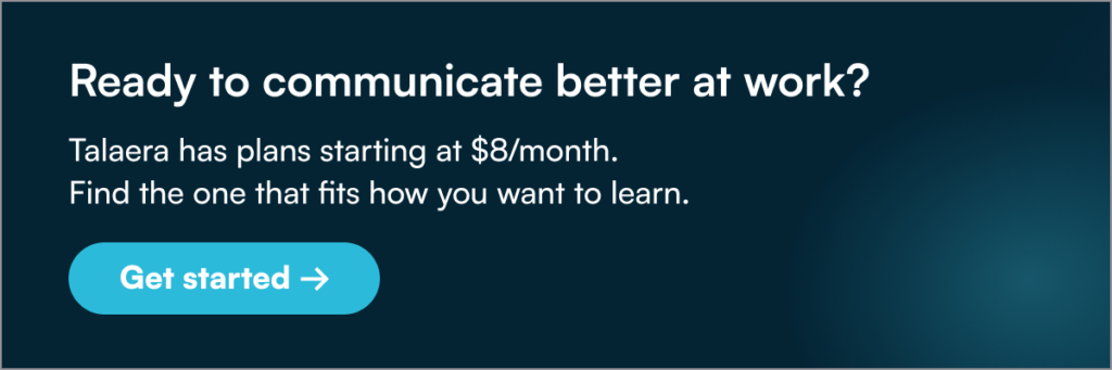 communicate with confidence.