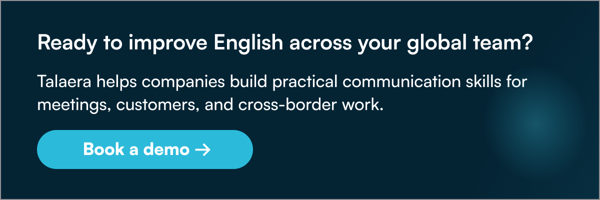 Corporate English training: Help your team communicate better in English