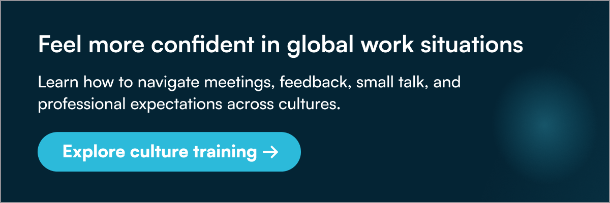 Cross-cultural skills