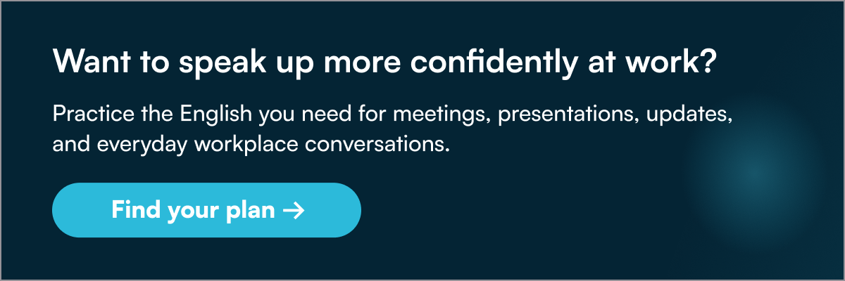 Speak English with confidence